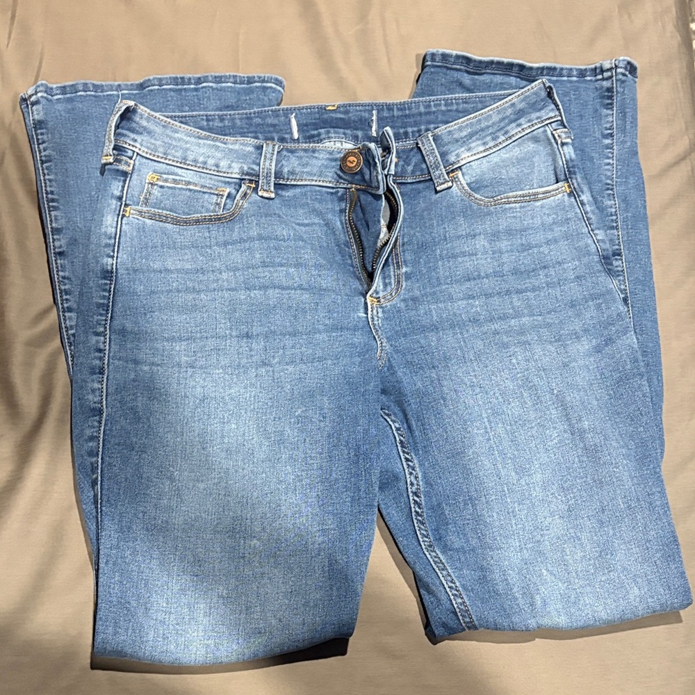 Hollister Light Blue Straight Leg Jeans